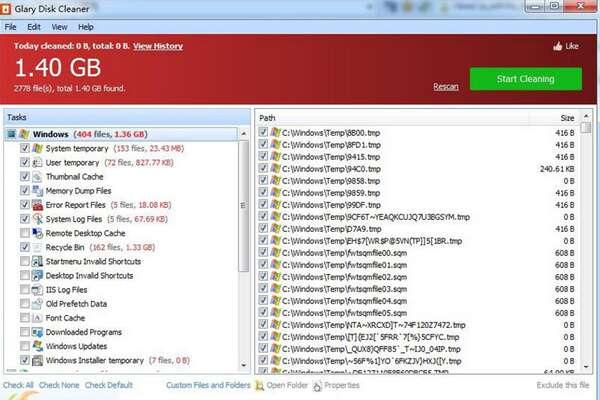 Glary Disk Cleaner(磁盘清理工具)官方版 5.0.1.212 最新版
