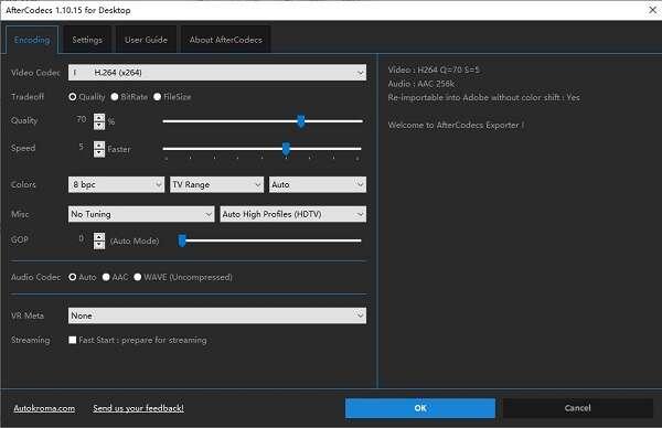 aftercodecs(AE渲染加速插件)v1.11.6官方版