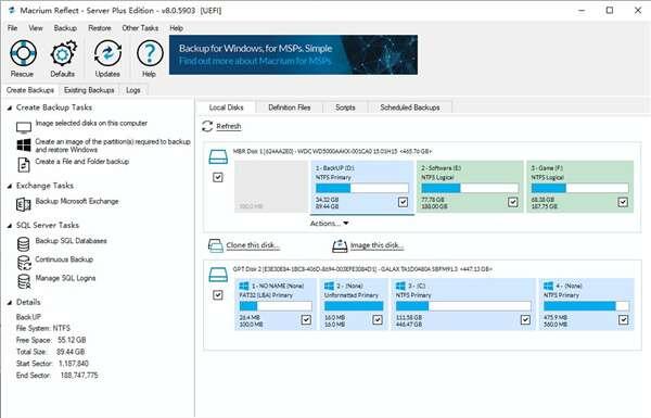 Macrium Reflect（备份恢复软件）官方版 8.1.7638 最新版