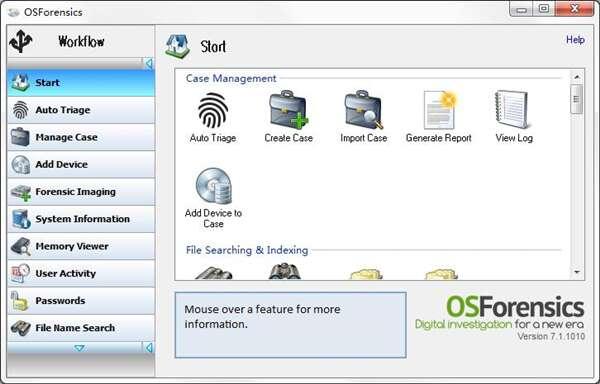 OSForensics（数据恢复取证软件）官方版 7.1.1010.0 最新版