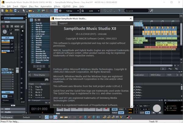 Magix Samplitude 8（数字音频制作处理软件）官方版 8.0 最新版