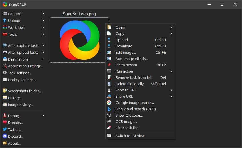 ShareX截图软件v17.0.0中文绿色版